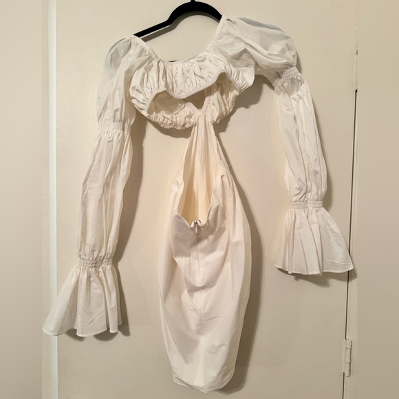 Alamour the label white cut out mini dress in xxs - Picture 5 of 6